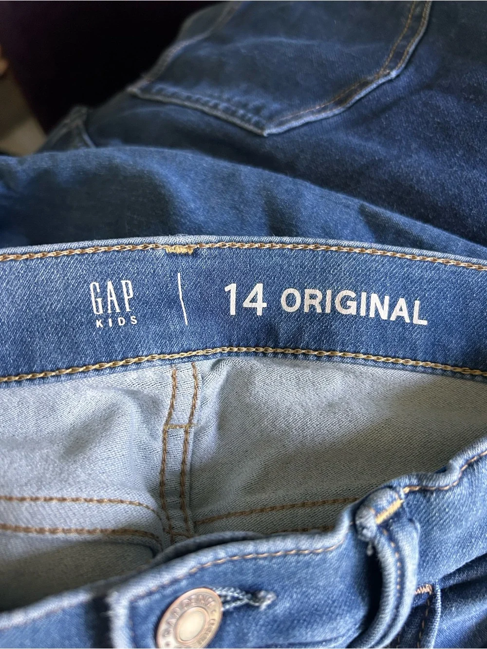 Gap Kids Boys Size 14 Jeans Bundle Lot of 3 Adjustable Waist 28x28